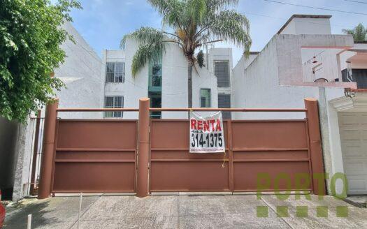 Fachada departamento en renta en Rincón de Ocolusen Morelia Michoacán