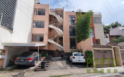 Fachada departamento en renta amueblado Jacarandas Morelia