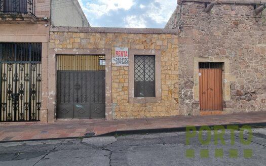 Fachada Casa en renta Centro de Morelia Michoacan