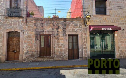 Fachada venta casa Centro de Morelia Michoacán
